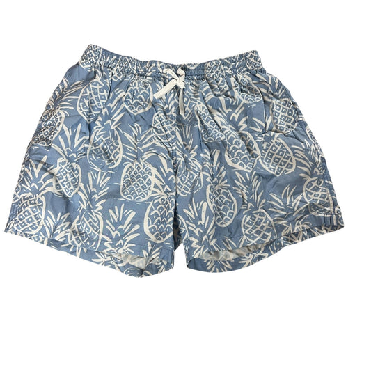 Chubbies Mens XL Blue Floral Athletic Shorts 38 Waist 6 Inseam Lined Drawstring