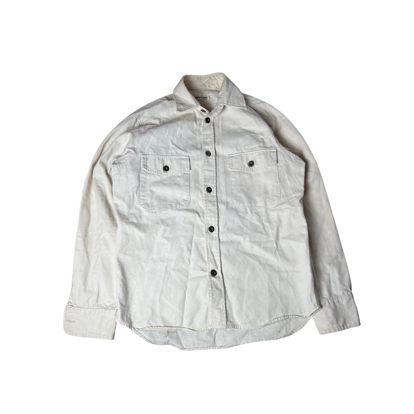 The Explorer's Shirt White Long Sleeve Button-Up Size 40