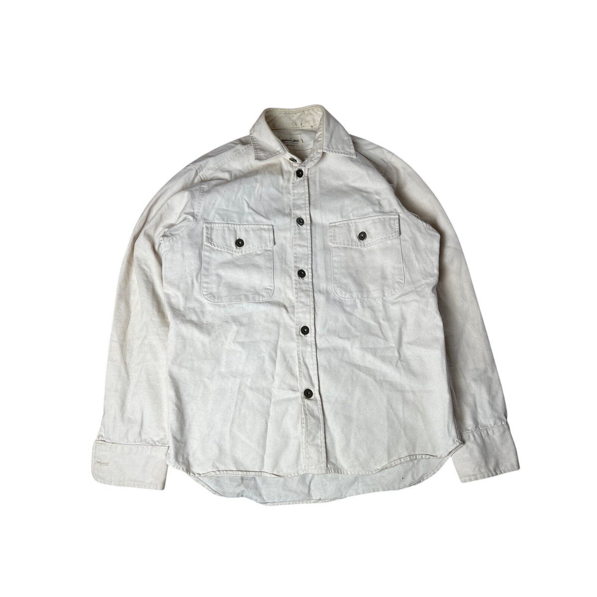 The Explorer's Shirt White Long Sleeve Button-Up Size 40