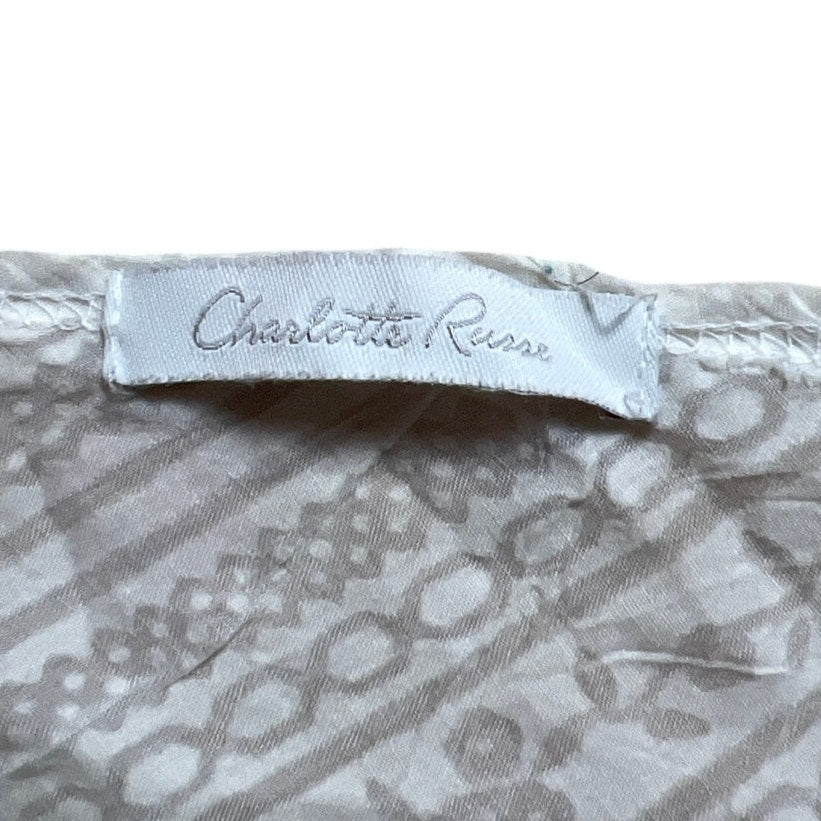 2YK Charlotte Russe White 100% Cotton Tank Top Size Large