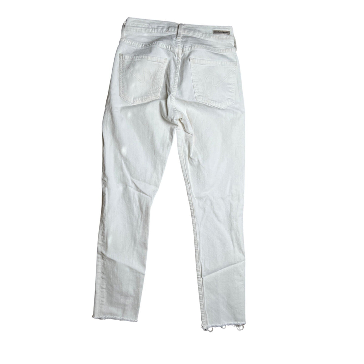 Citizens Of Humanity Los Angeles Women White Skinny Jeans Size 29