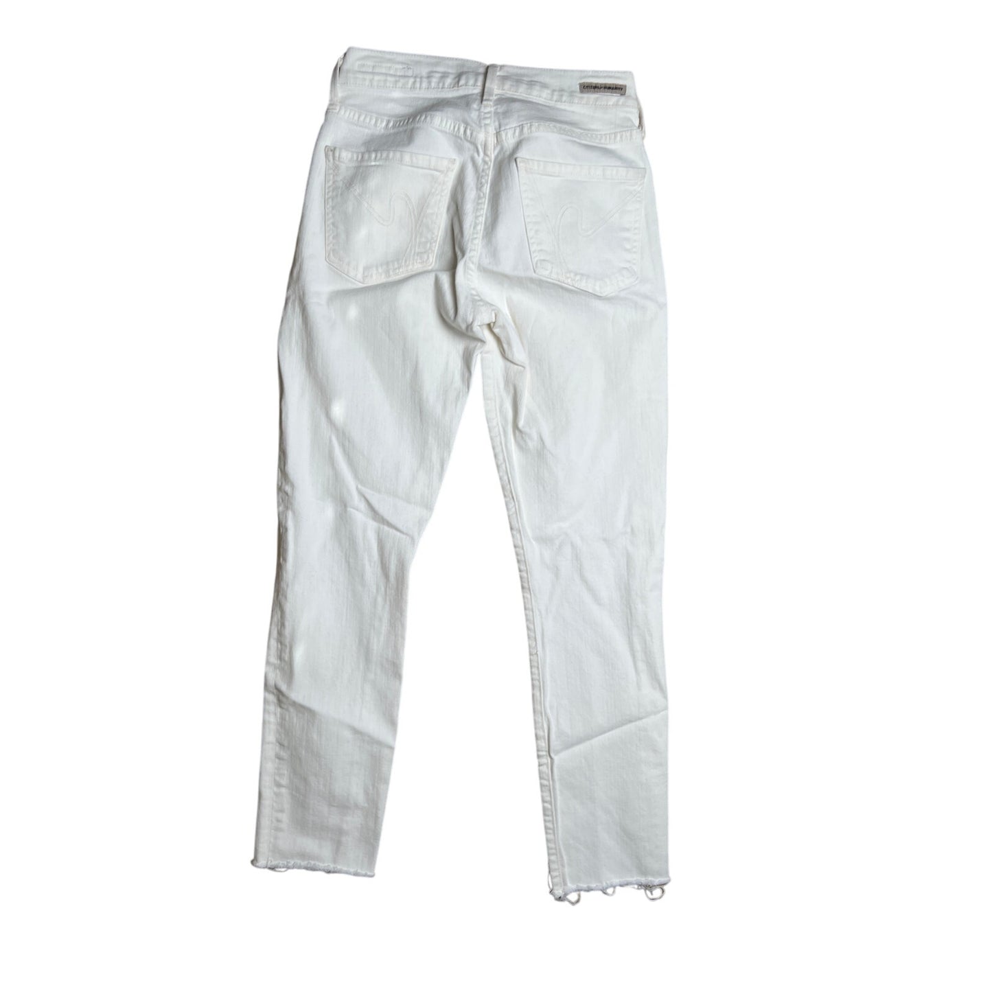 Citizens Of Humanity Los Angeles Women White Skinny Jeans Size 29
