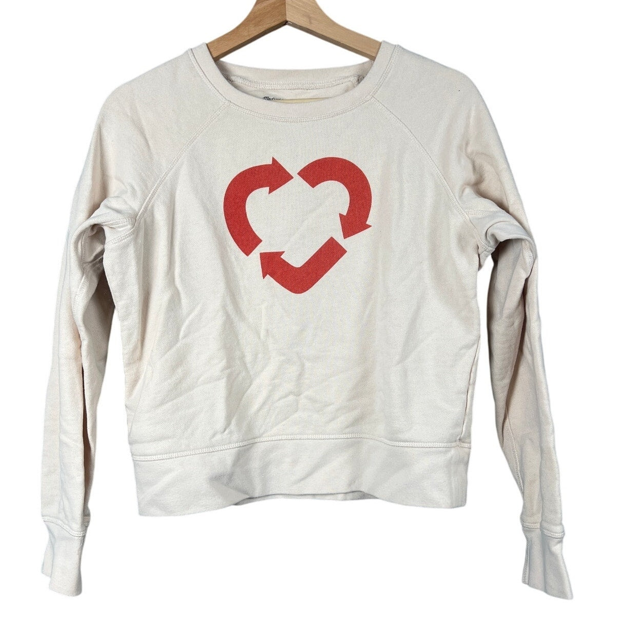 Madewell x Charity:Water Recycling Sweatshirt Size S