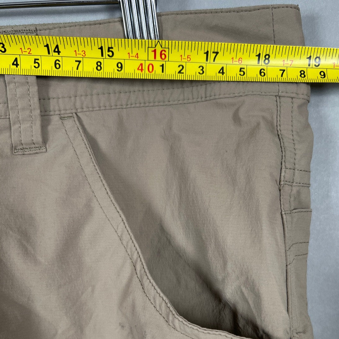 Marmot Size 36 Hiking Shorts Tan Men Outdoor Stretch Lightweight Cargo Nylon