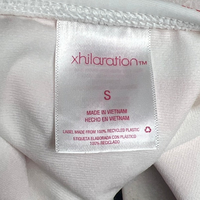 Xhilaration NWT Swim Bikini Bottom Striped Red Size Small S Side Tie