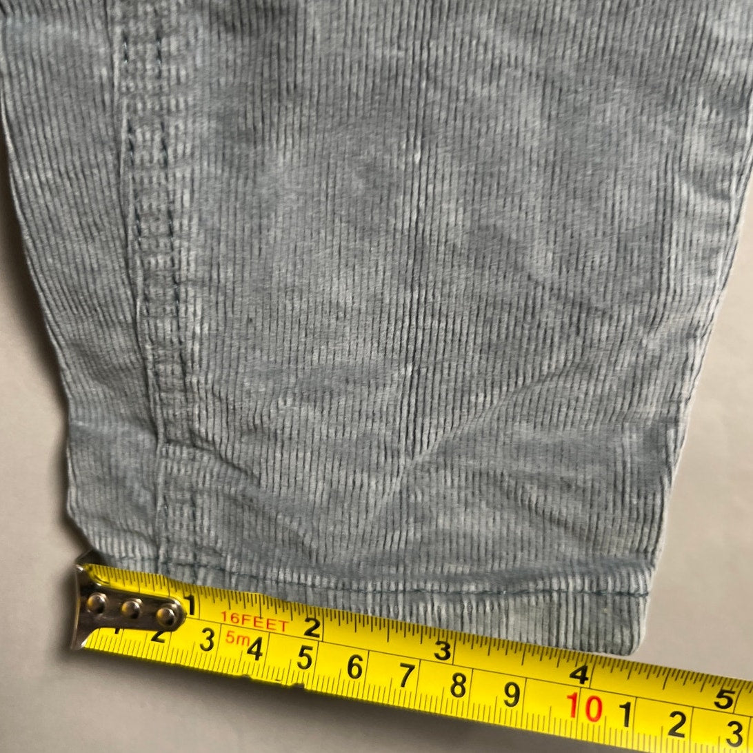 Free People We The Free Size 24 Women Corduroy Skinny Pants Gray