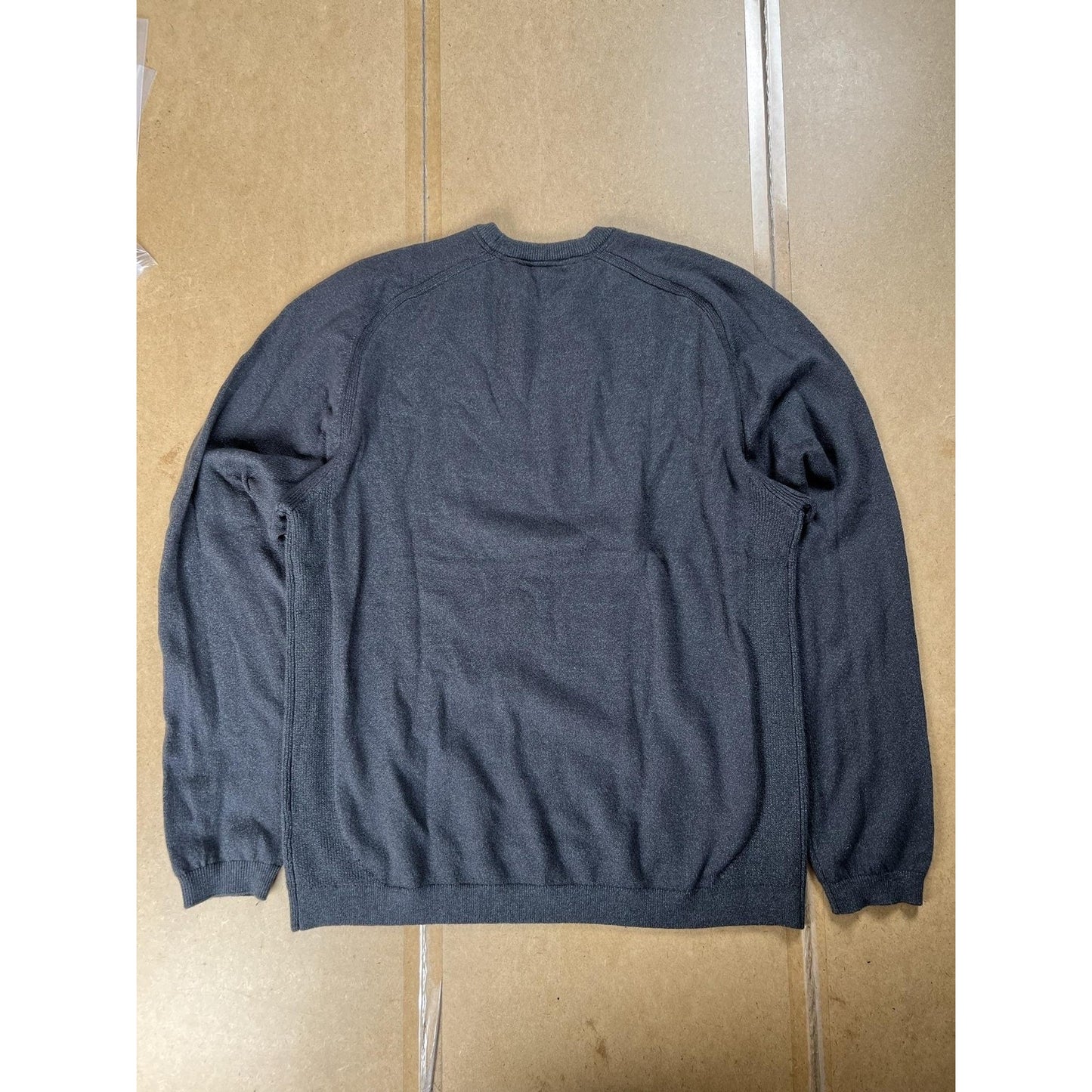 Kuhl Sweater Mens XL Gray Pullover Crew Neck Lightweight Knit Logo Casual