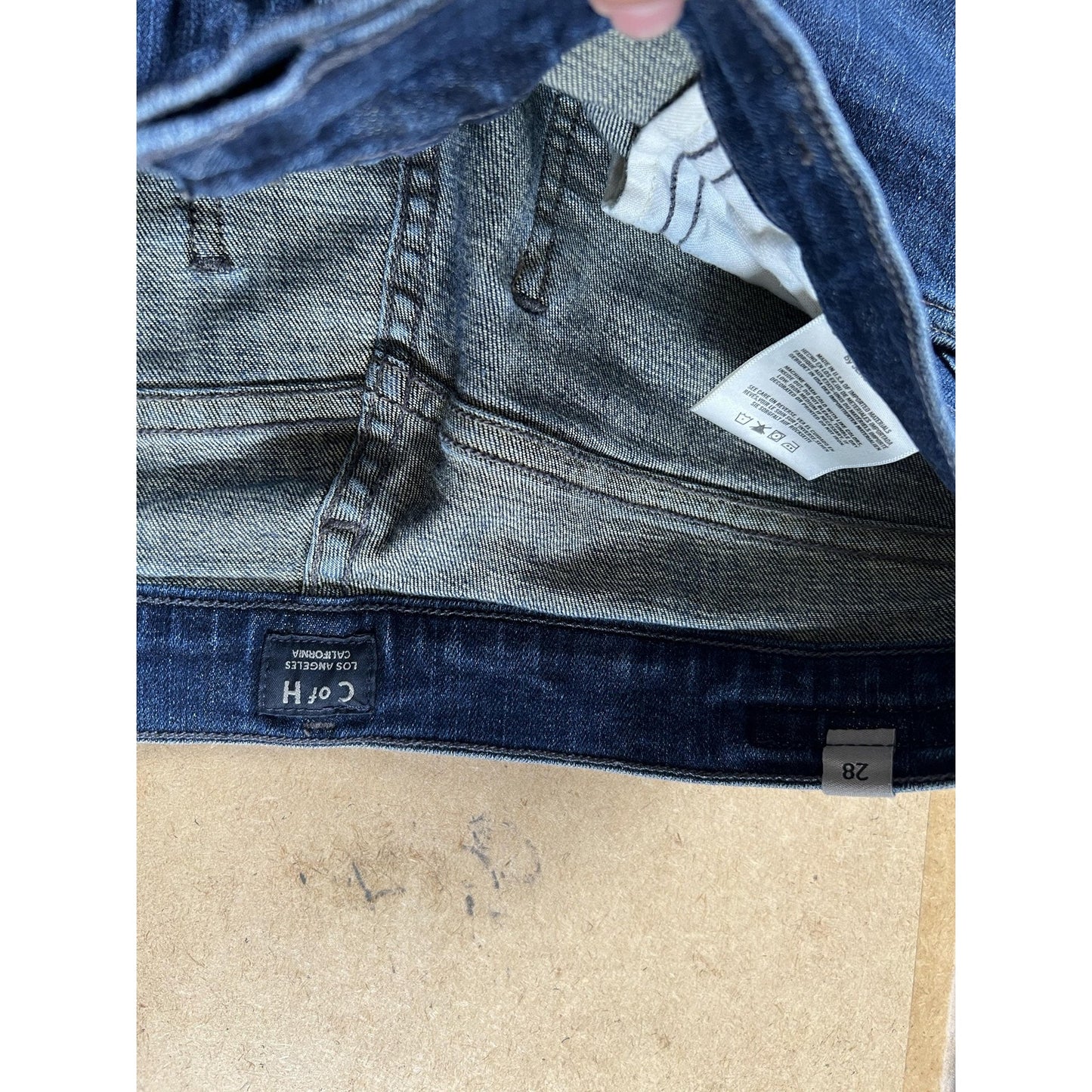 C Of H Pants Womens 28 Blue Rocket Crop Majestic Skinny Cropped Stretch