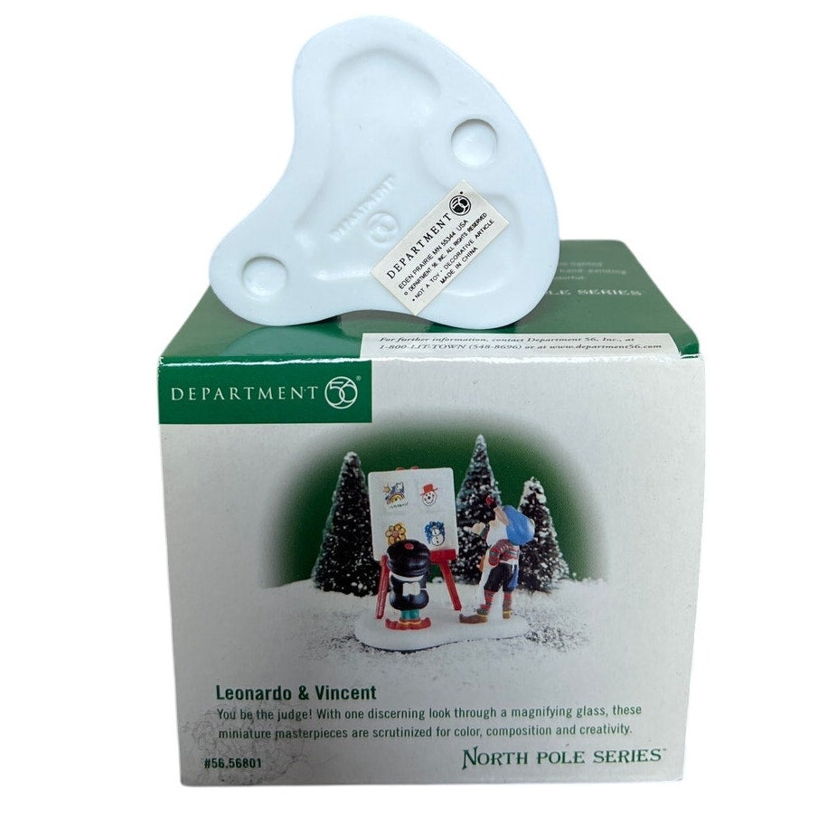 Department 56 North Pole Series Leonardo & Vincent Decoration