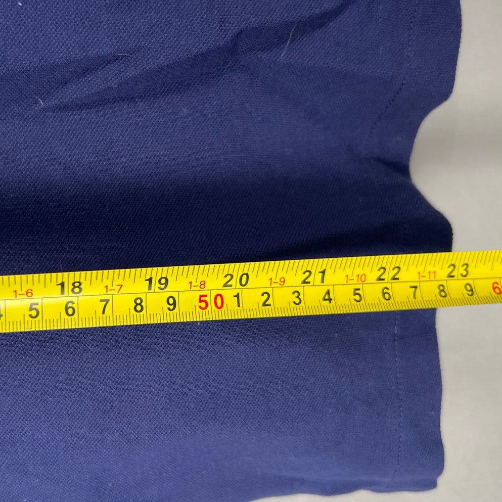 Vineyard Vines Cotton Size XL 14/16 Blue Polo Shirt Teen