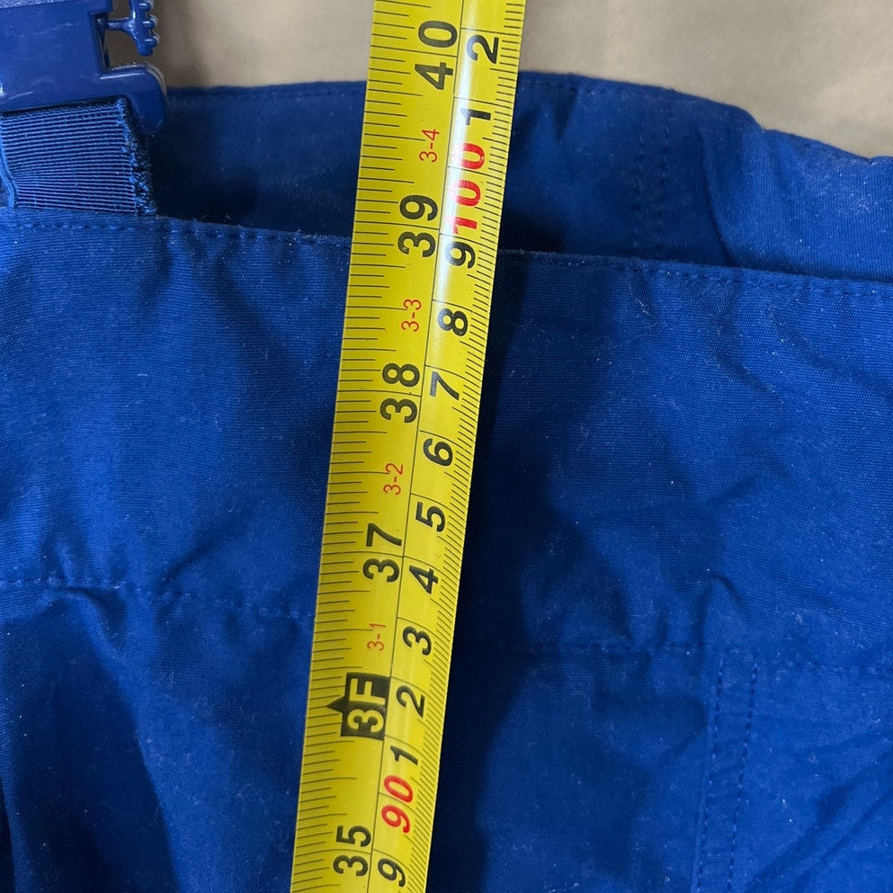 Patagonia Size 10 Blue Overalls Ski Pants Kids Adjustable