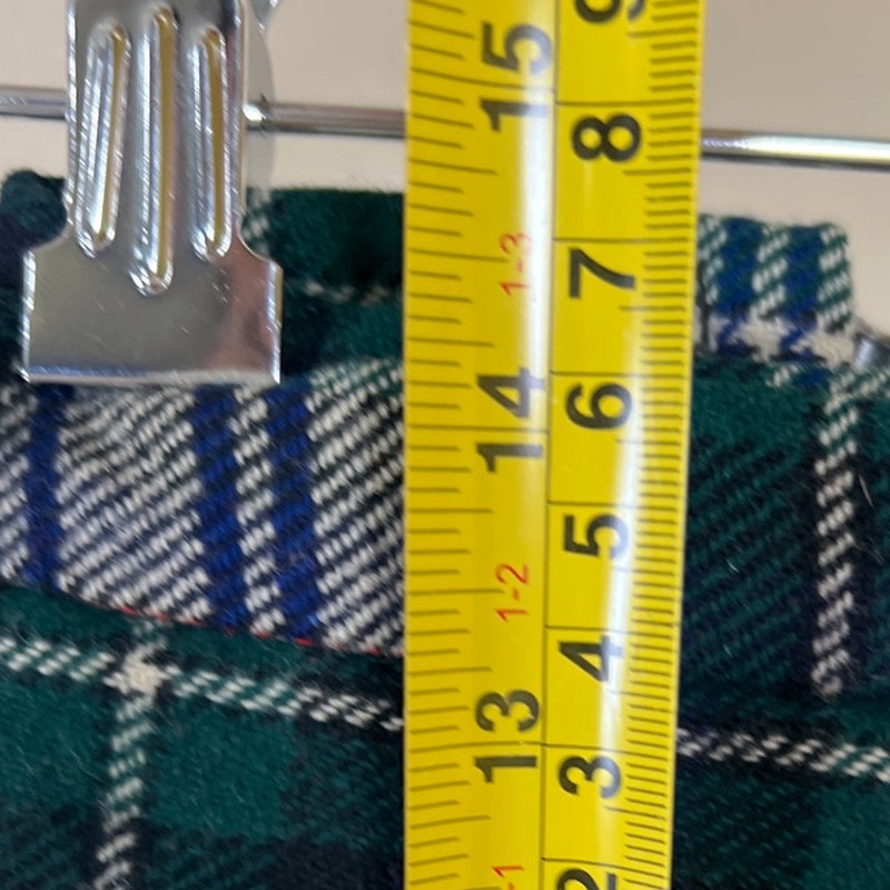 Vintage CobraKilt Pure Wool Made In Ireland Plaid *Dimensions In Pictures*