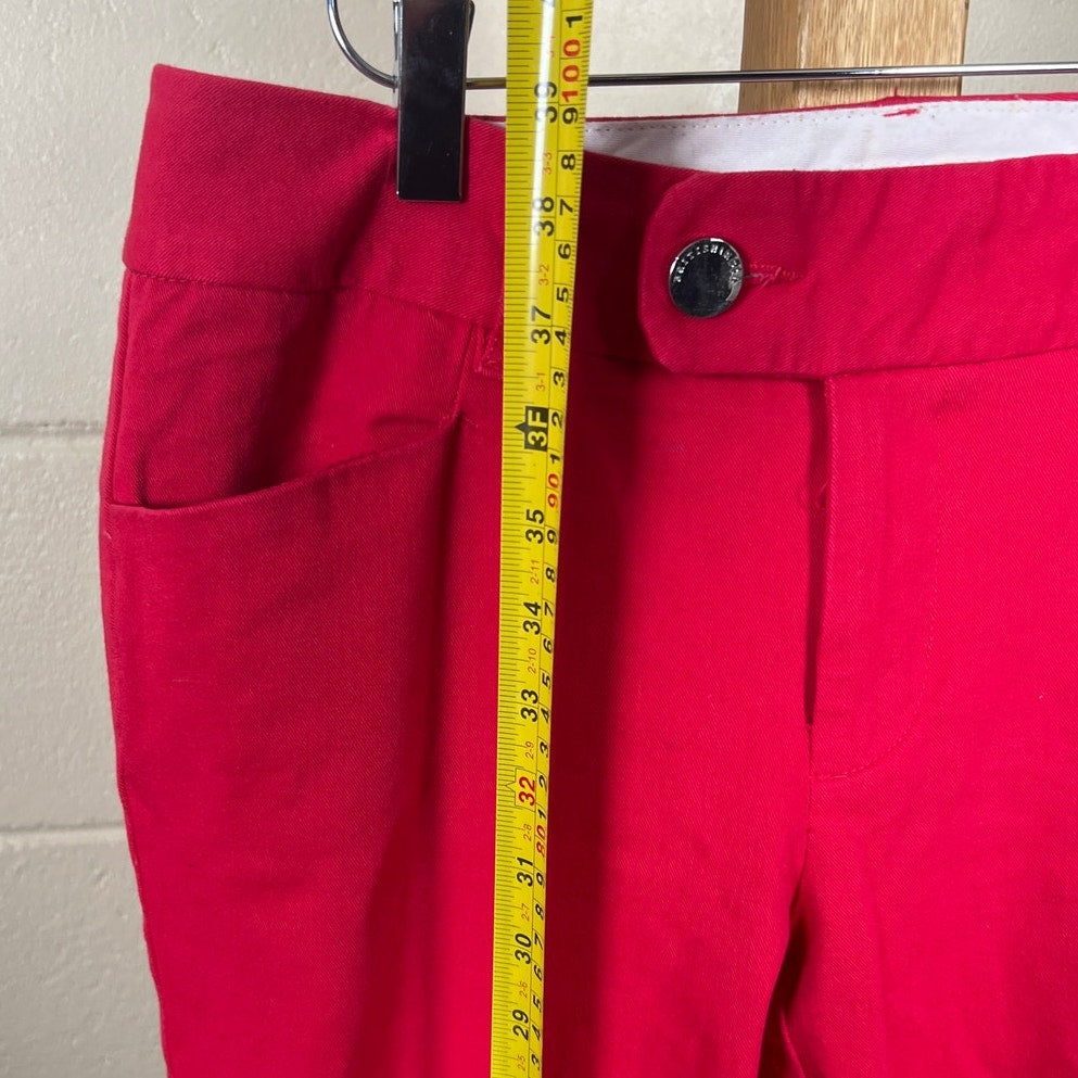 British India Traveller Size 7 Red Women Pants Skinny