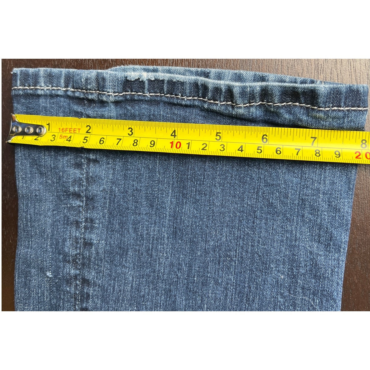 Miss Me Boot Distressed Jeans Denim Studded Size 27