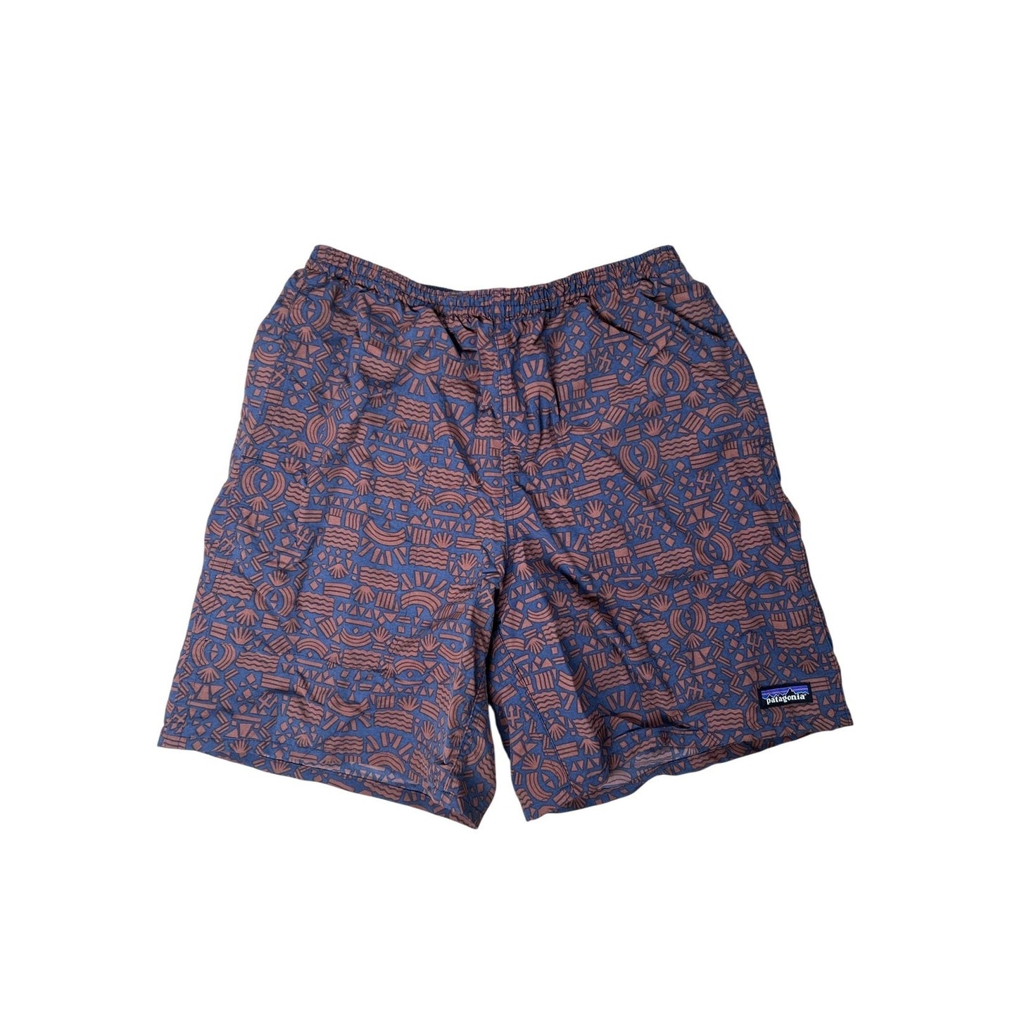Patagonia Shorts Mens S Blue Bermuda Nylon Quick Dry Elastic Waist Pockets