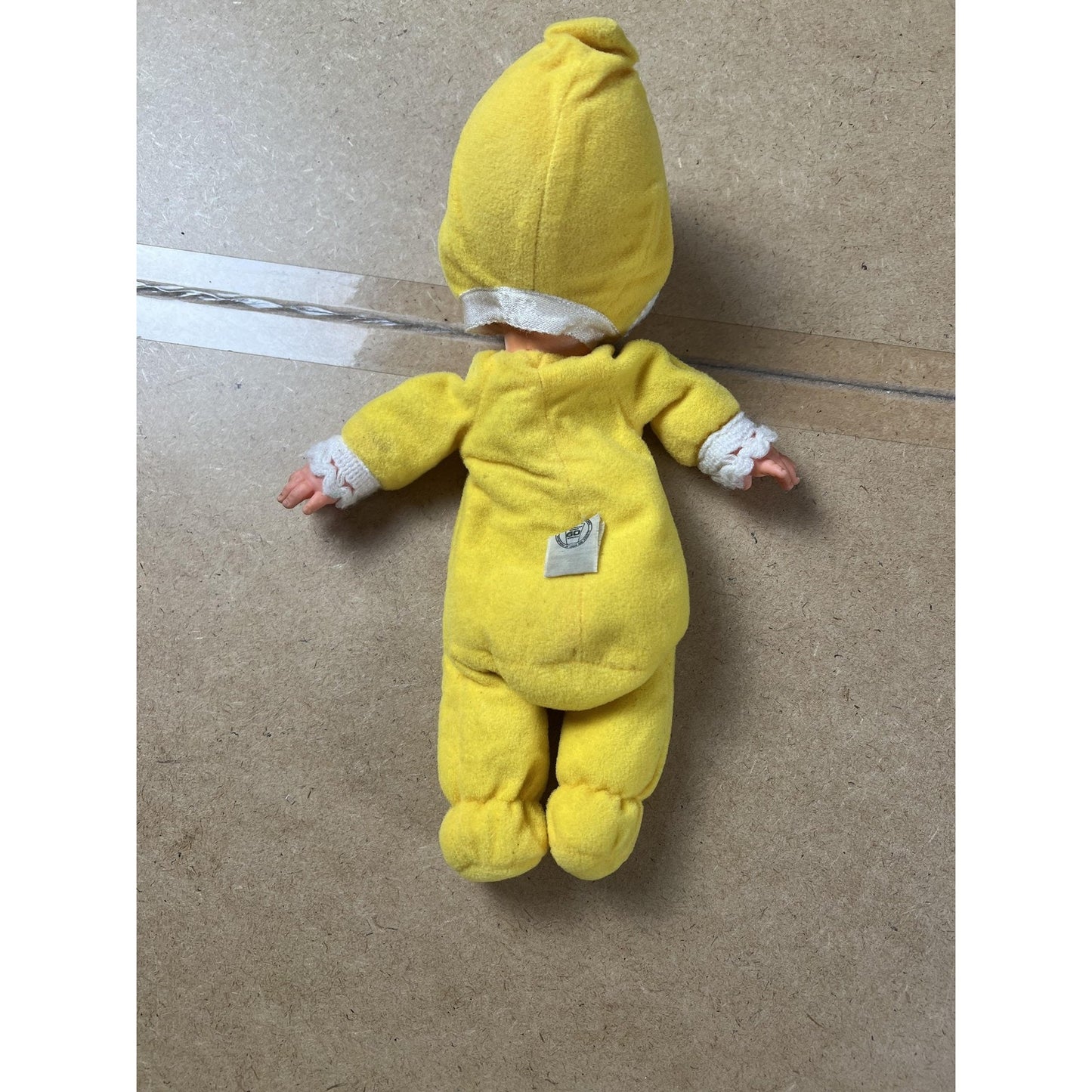 Vintage Mattel Baby Doll Yellow Outfit Made In Taiwan 1970 Rare Collectible