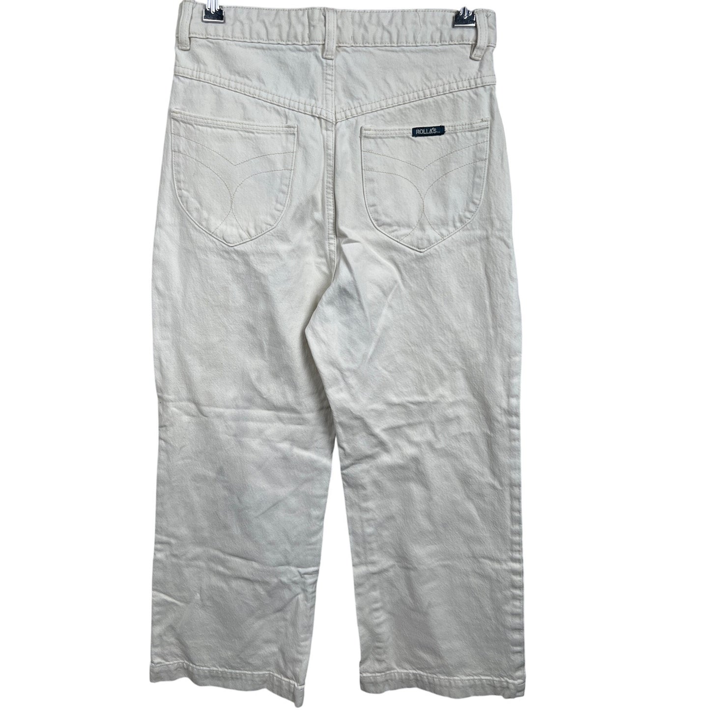 Rolla's High Rise Wide Leg Size 28 White Women Pants