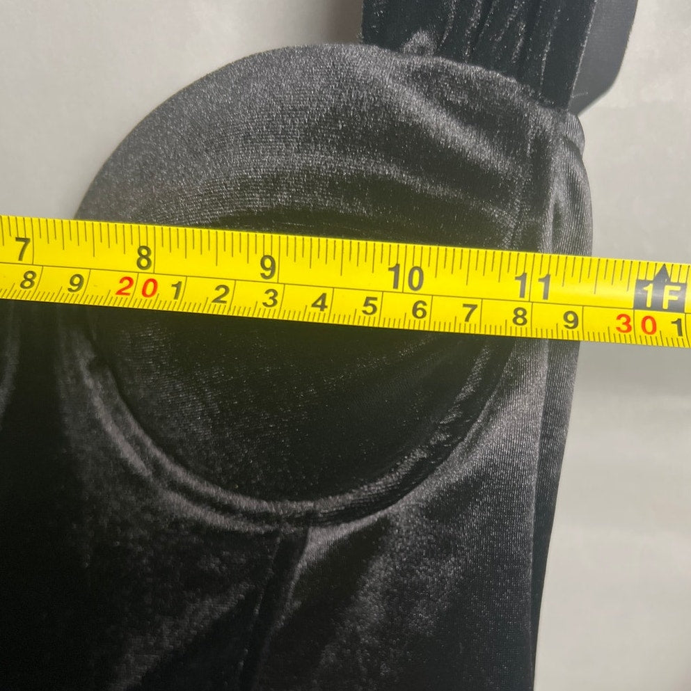 Petal + Pup NWT Size Small Black Velvet Women's Top