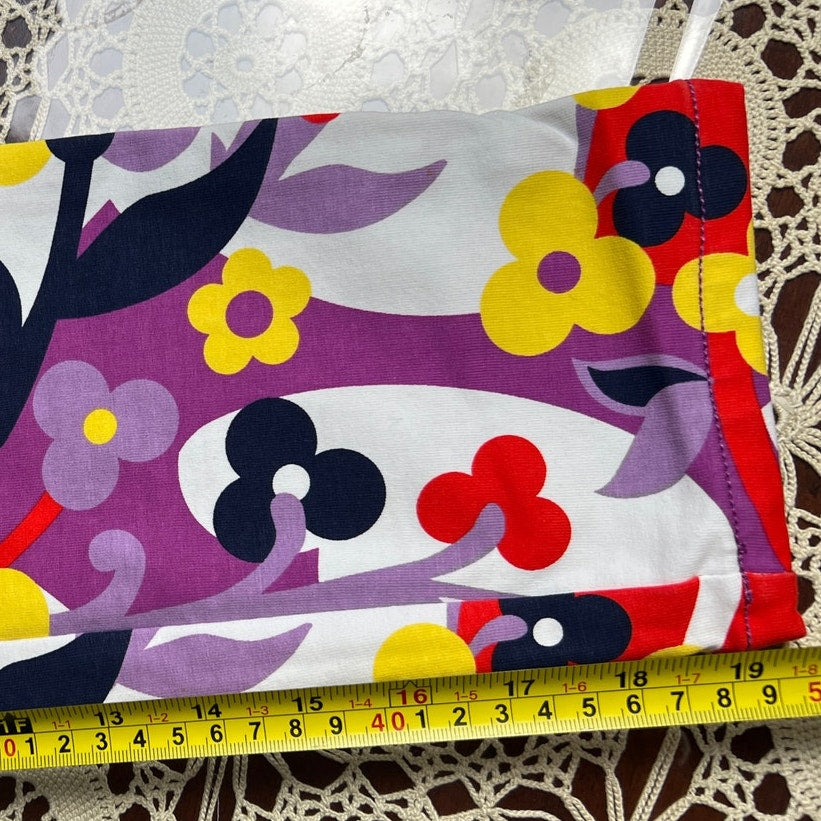 Hanna Andersson Girls Floral Print Pants Multi Color Size 140