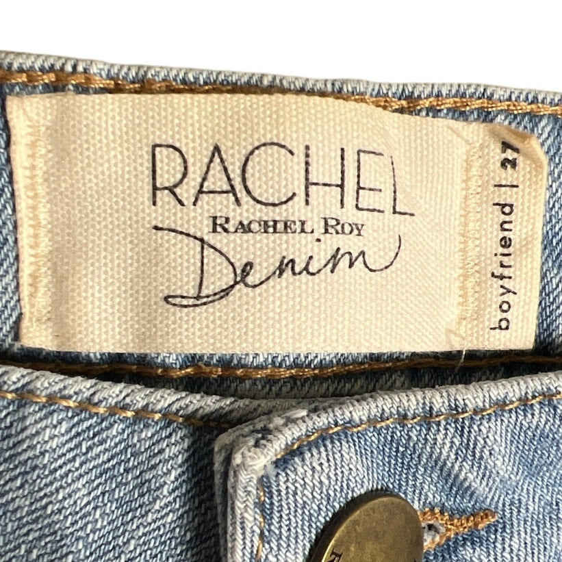 Rachel Roy Denim Boyfriend Size 27 Distressed Jeans 100% Cotton