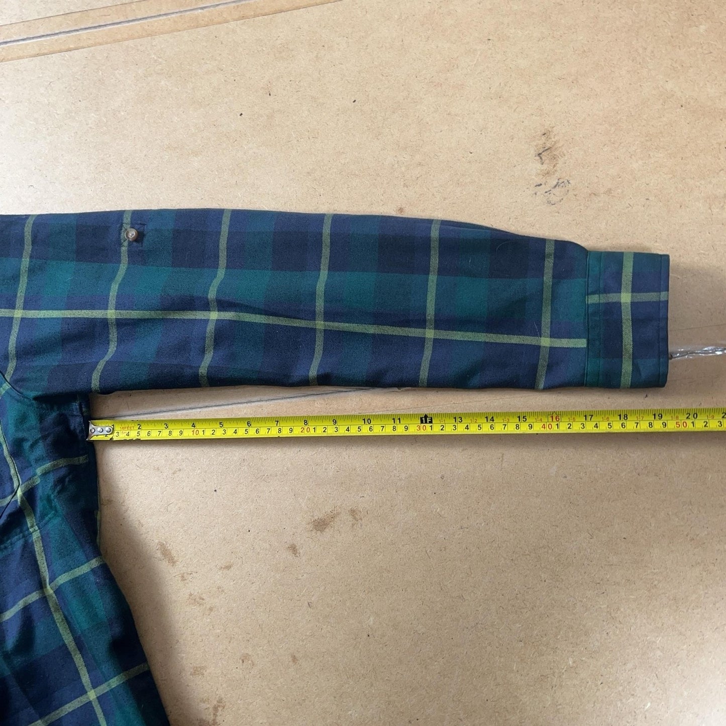 Fjallraven Shirt Mens S Green Plaid Long Sleeve Flannel Button Up Casual