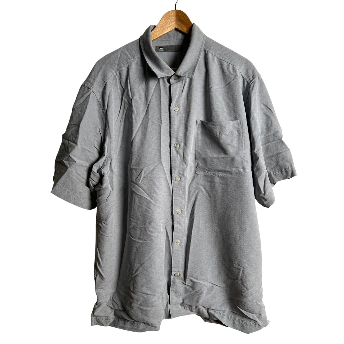 REI Co-op Shirt Mens XL Gray Vented Fishing Camp Hiking Outdoor