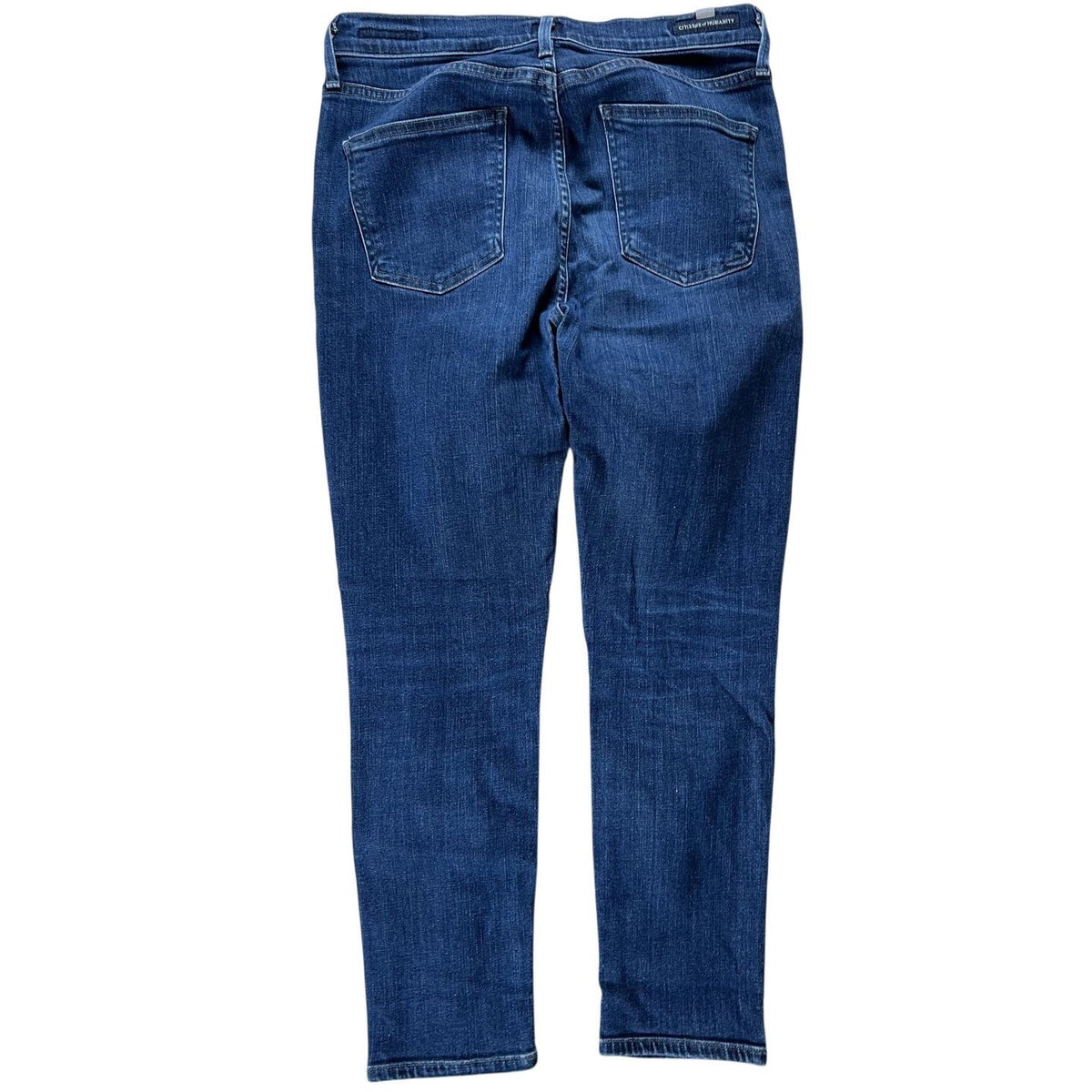 C Of H Pants Womens 28 Blue Rocket Crop Majestic Skinny Cropped Stretch