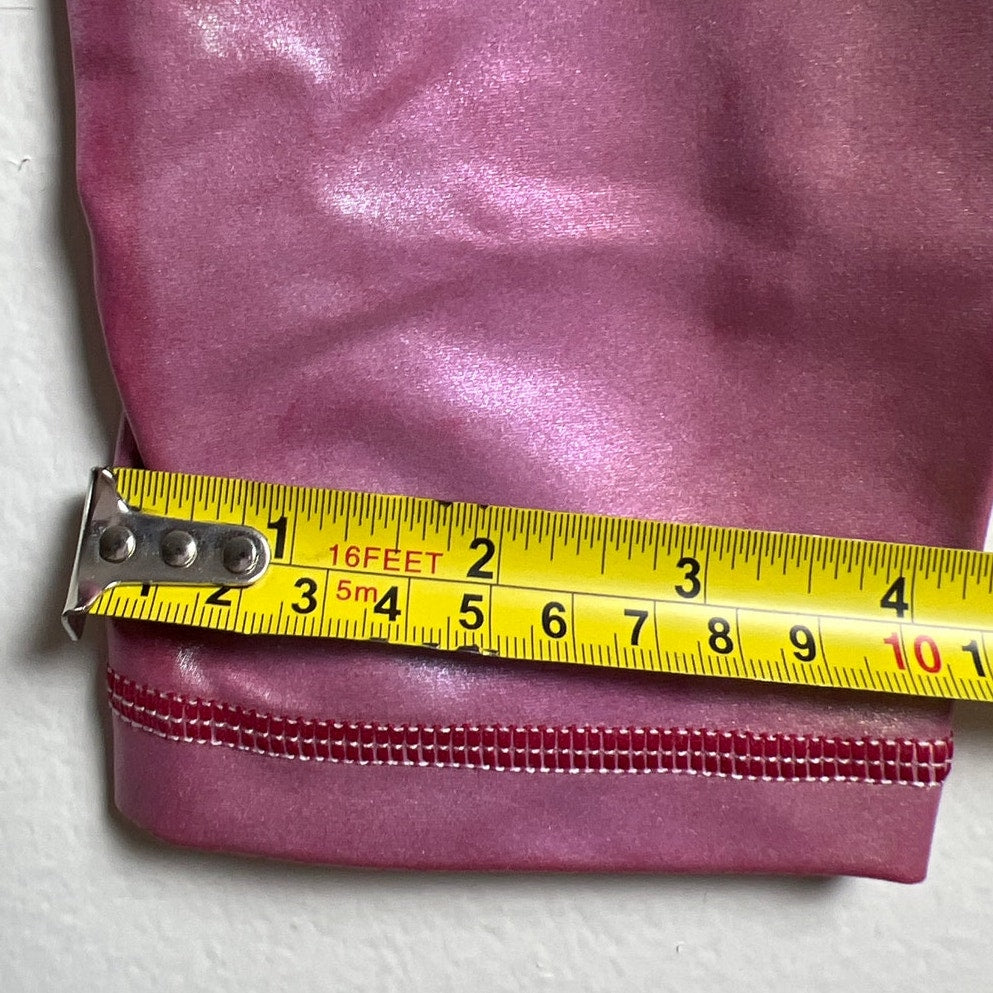 Zyia Active Luxe Pink Metallic leggings Women 6/8