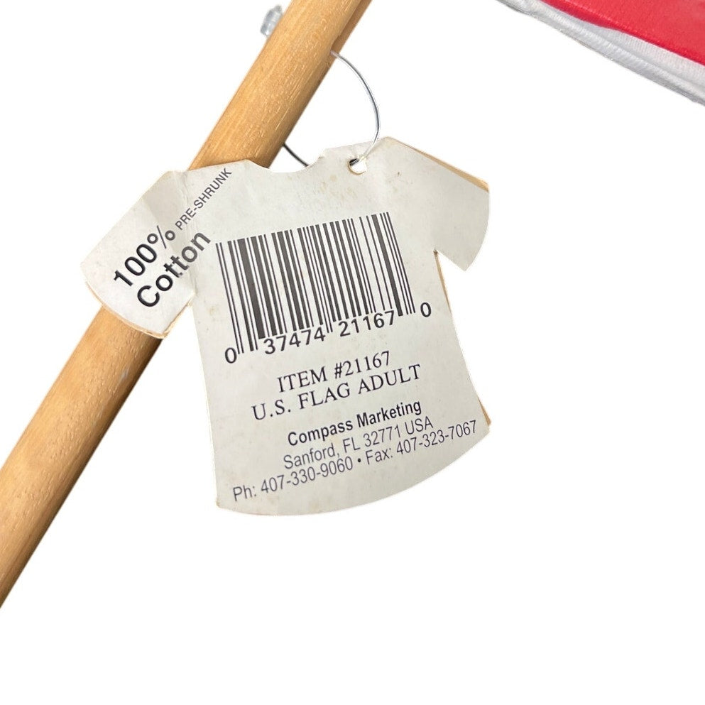 NWT US Flag Clinton Gore Democratic 96 T-shirt 100% Cotton XL