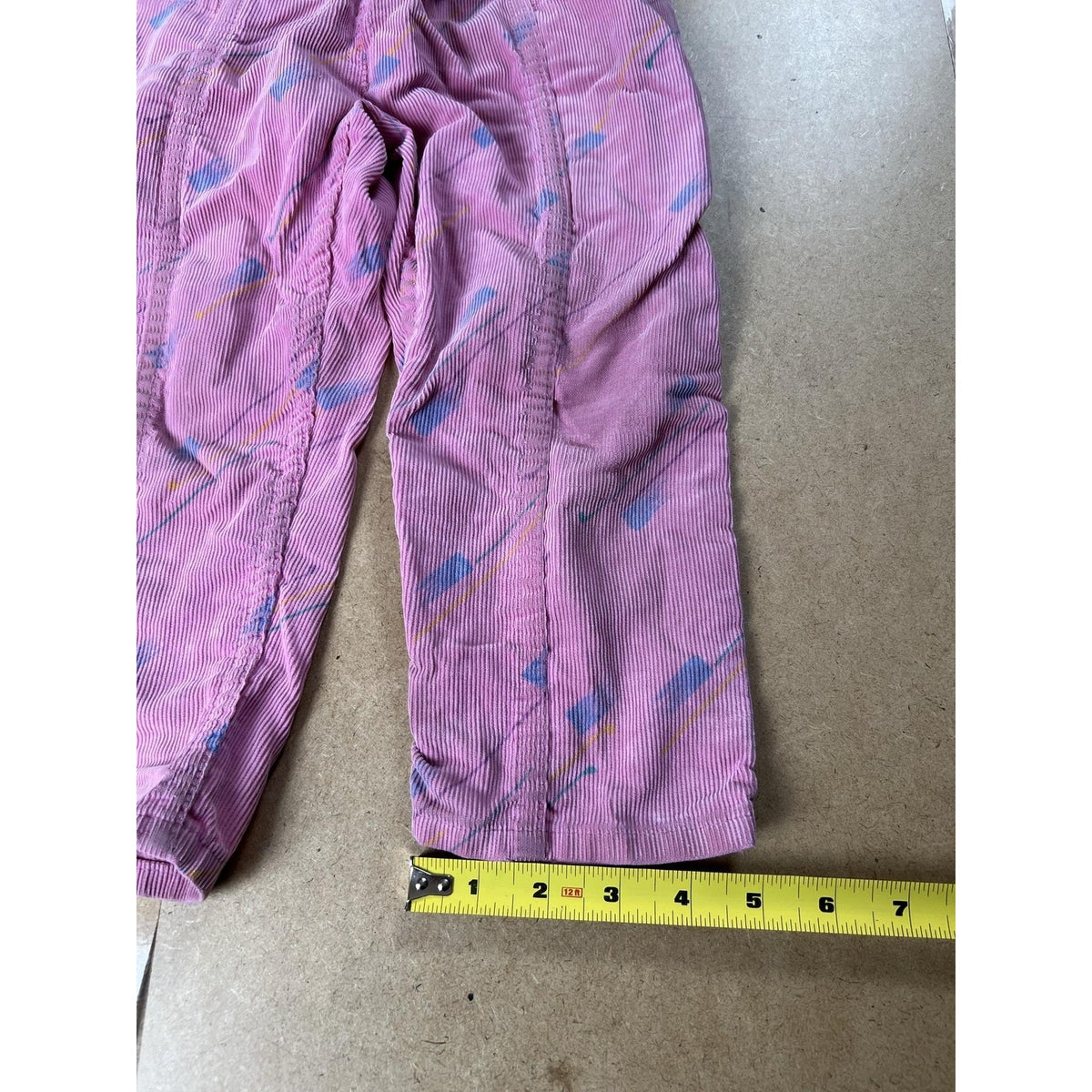 Oshkosh Bigosh Genuine American Jogger Pants Girls 7 Pink Corduroy Elastic Waist