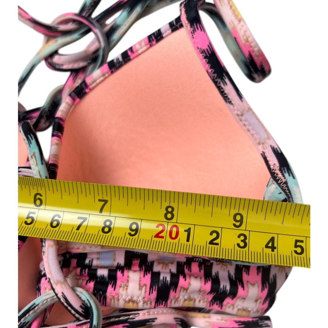 Victoria's Secret Multicolor The Getaway Halter Lightly Lined Bikini Top 34B