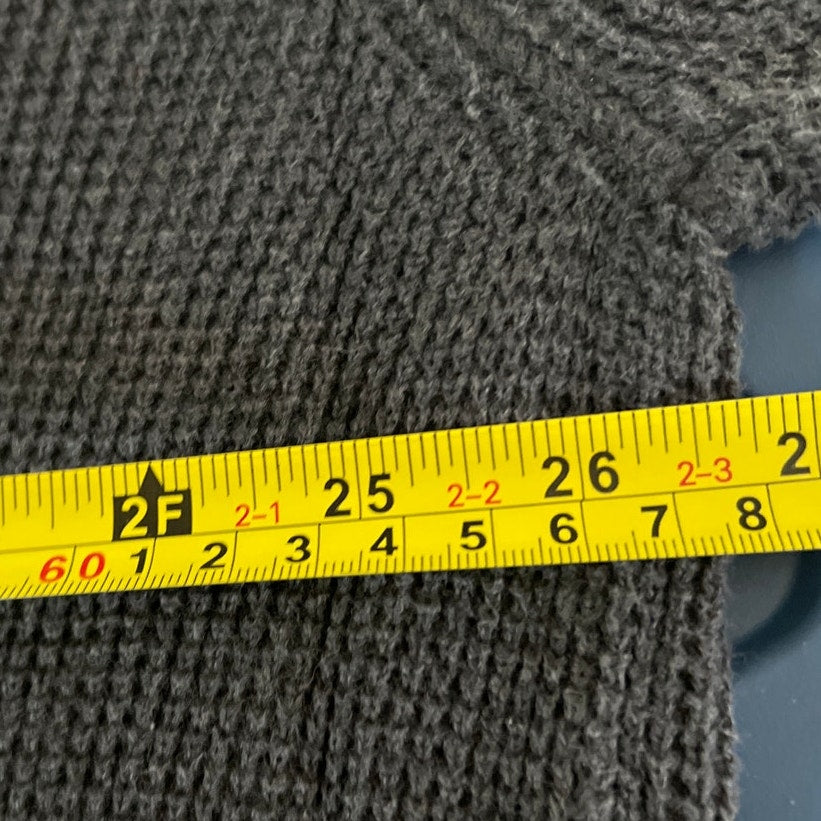 Pact Men L Organic Cotton Henley Knitted Heather Grey Long Sleeve