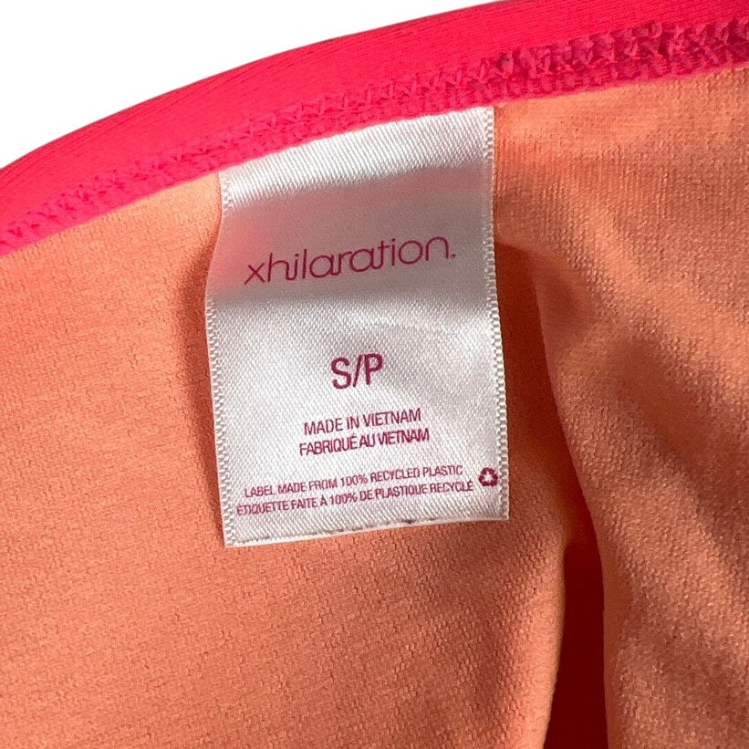 Xhiliration Women's Bikini Swimwear Set Orange Size Small S