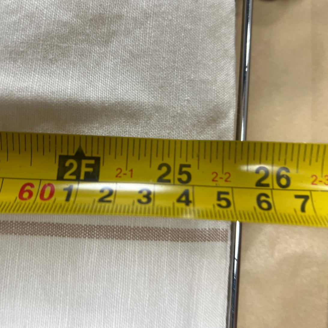 West Elm White Striped Pillow Case *Dimension In Picture*