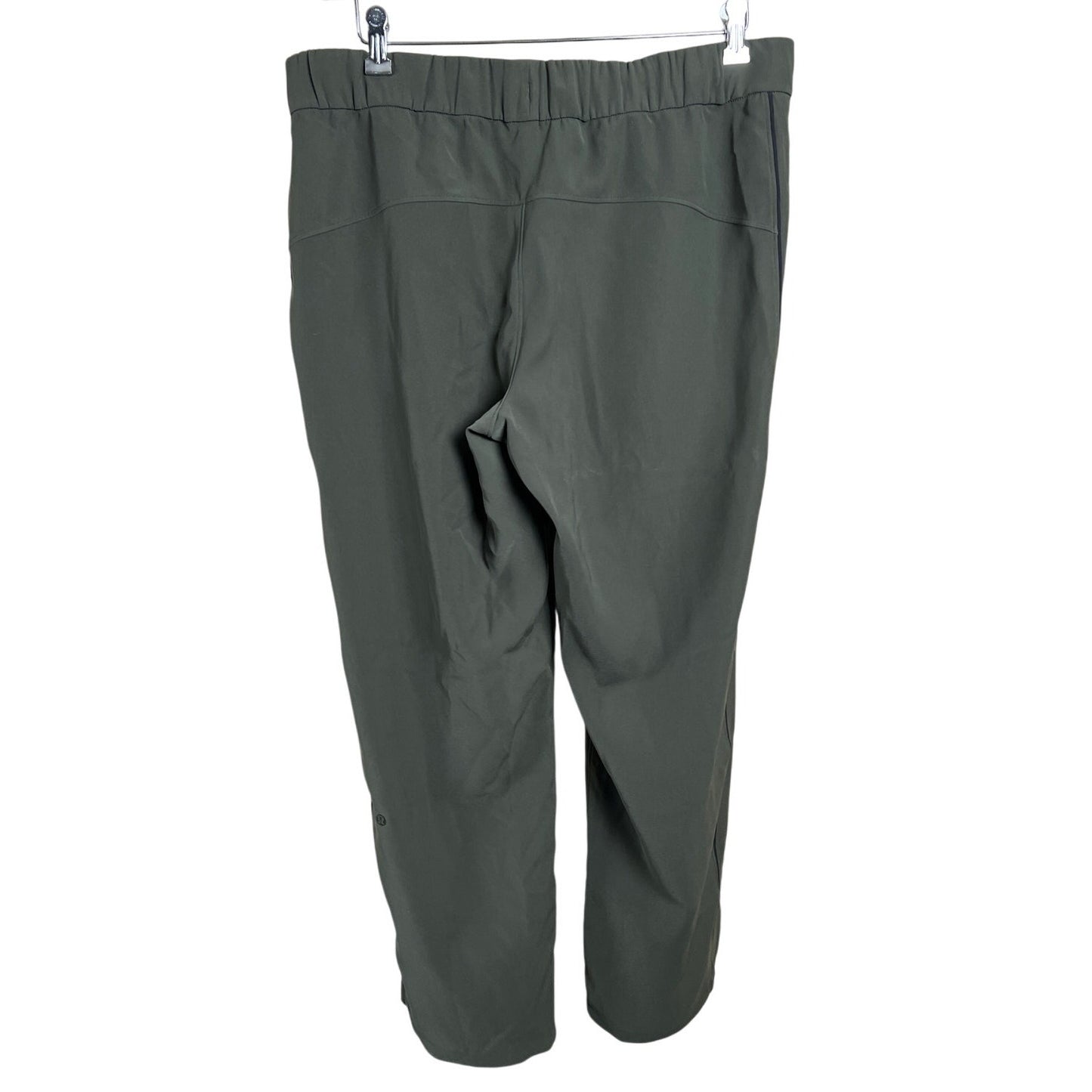 Lululelomen Size 12 NWT Straight Leg Sweats Green Women