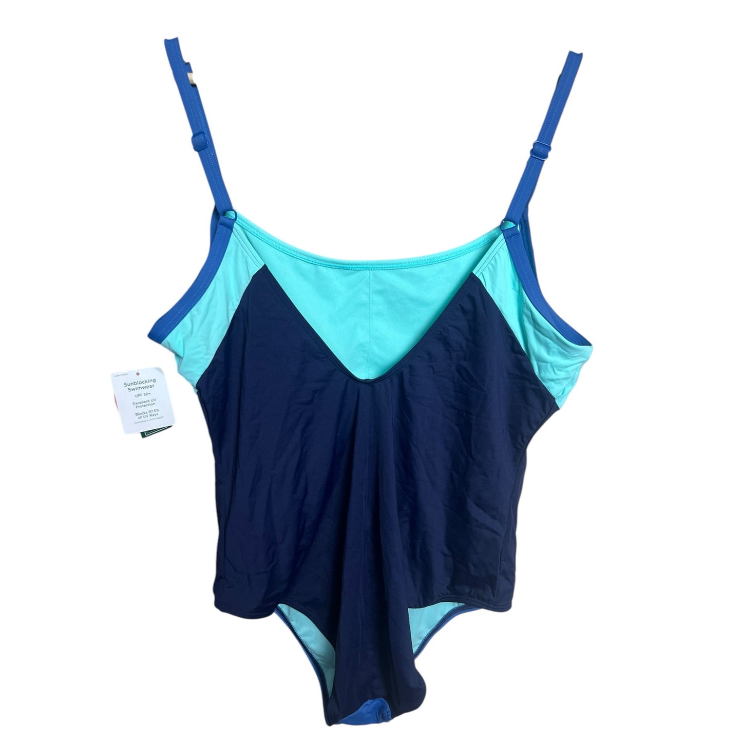 L.L. Bean Sunblocking Swimwear 18R Swimwear Scoopneck Tanksuit