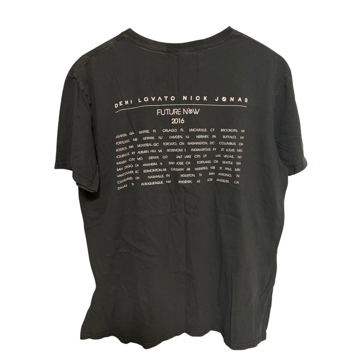 Demi Lovato Nick Jonas 2016 Future Now Tour T Large Future Now