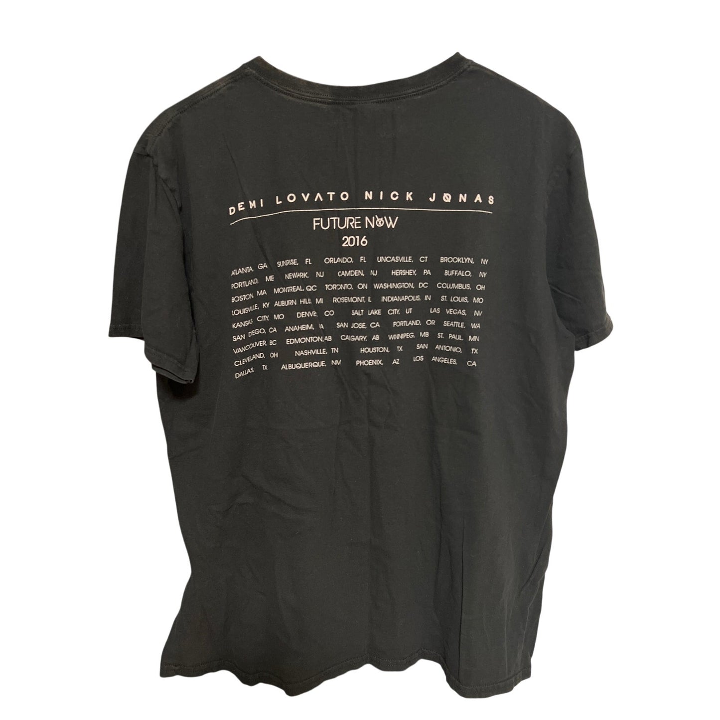 Demi Lovato Nick Jonas 2016 Future Now Tour T Large Future Now