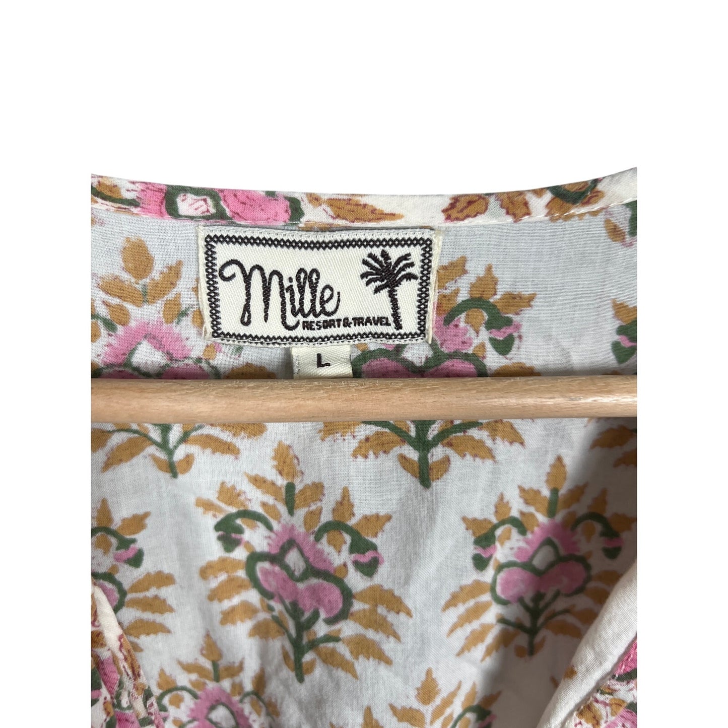 Mille Resort & Travel Women's Floral Top Dress Size Large