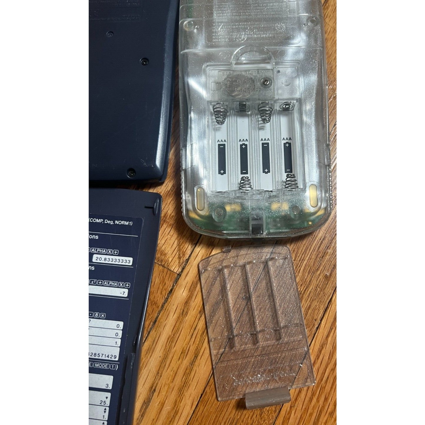 Texas Instruments TI83 Plus Silver, ti-30XIIS, Casio FX-115MS Calculators *Power