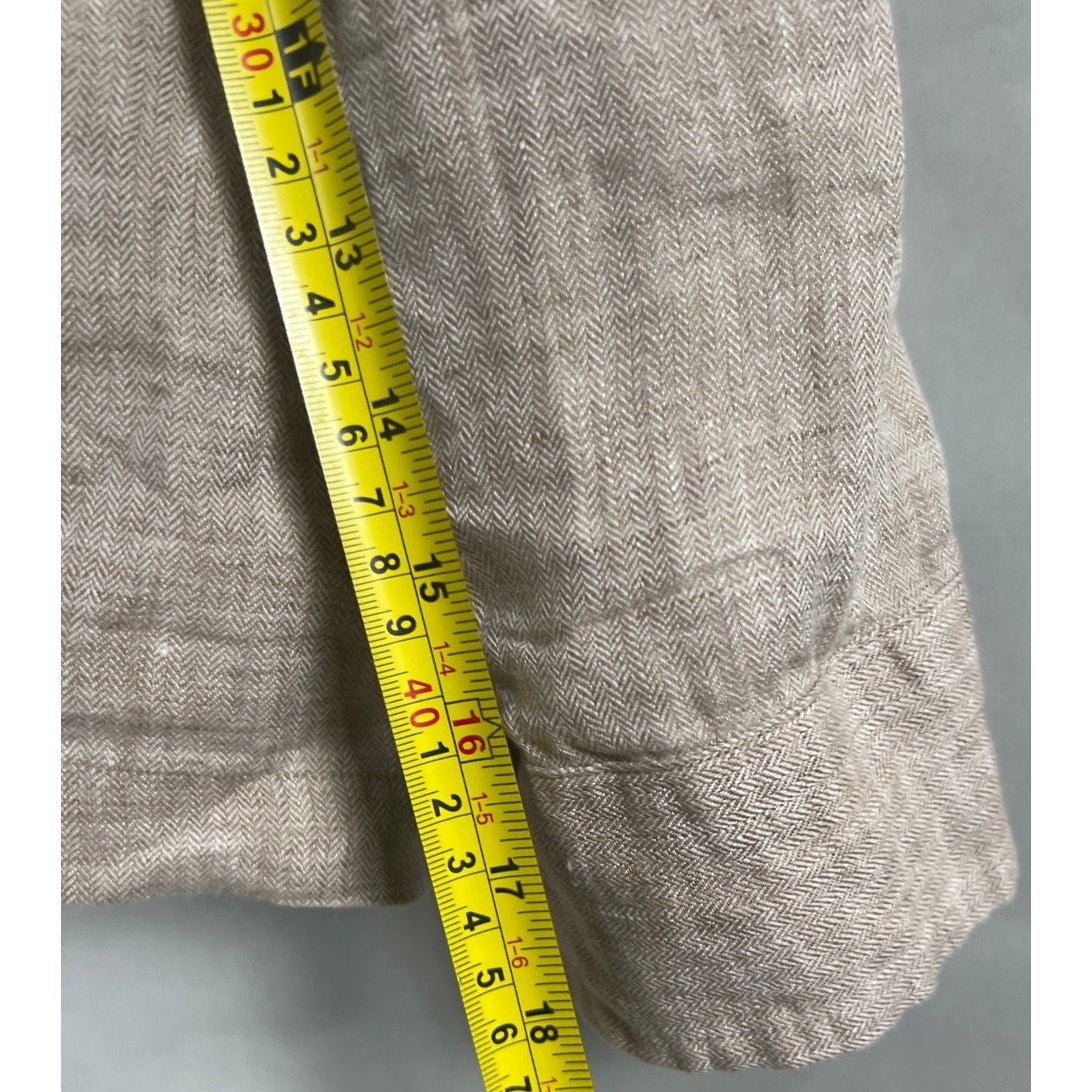 Banana Republic 100% Linen Button Down Standard Fit XL