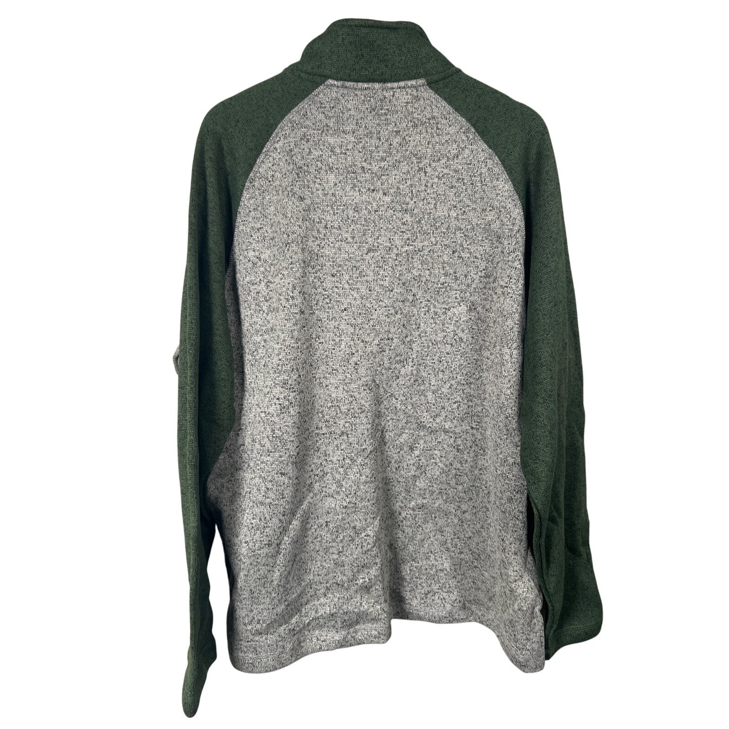 Duluth Pack Artisans NWT Quarter Zip Pullover Gray Green Sweater XL