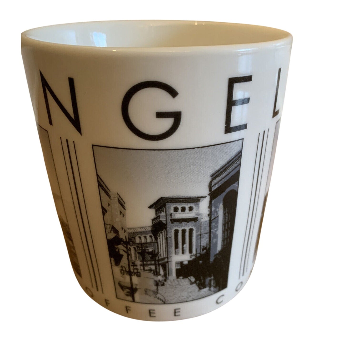 Starbucks 2005 LOS ANGELES City Scenes Barista 14oz coffee tea mug cup