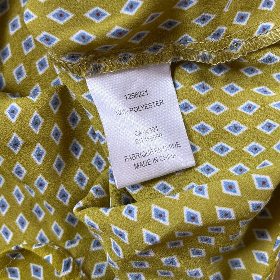 NWT Carolina Belle Neon Green Tank Top SIze Large