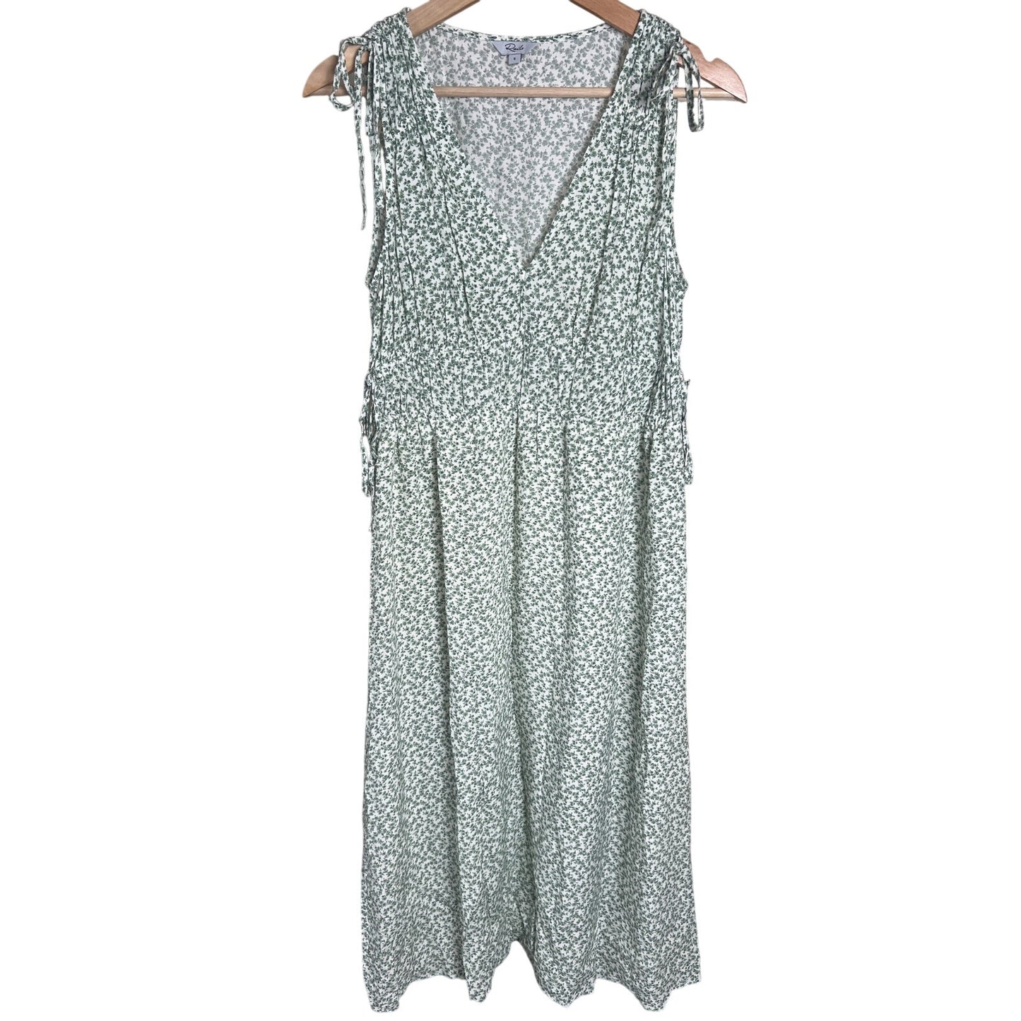 Rails Small Constantine Dress Green Garden Midi Small