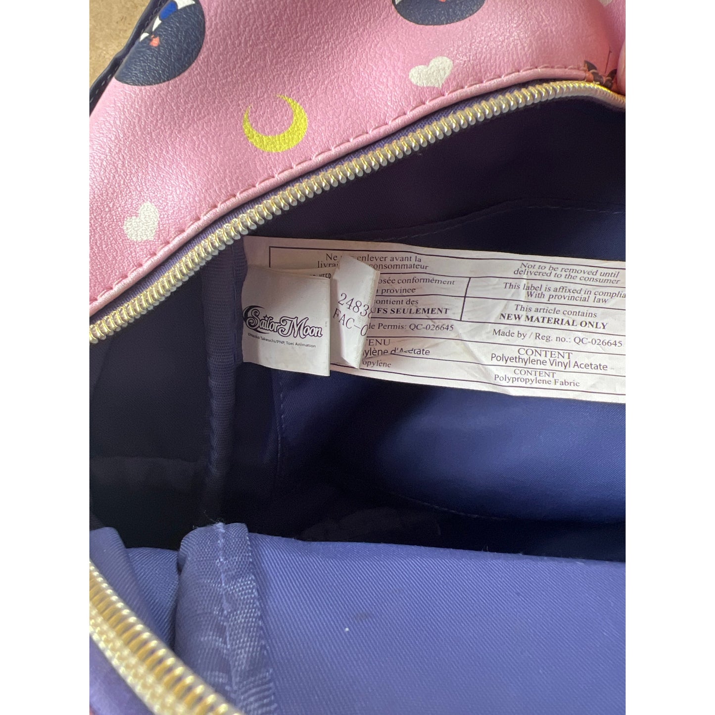 Loungefly Sailor Moon Luna Mini Backpack Pink