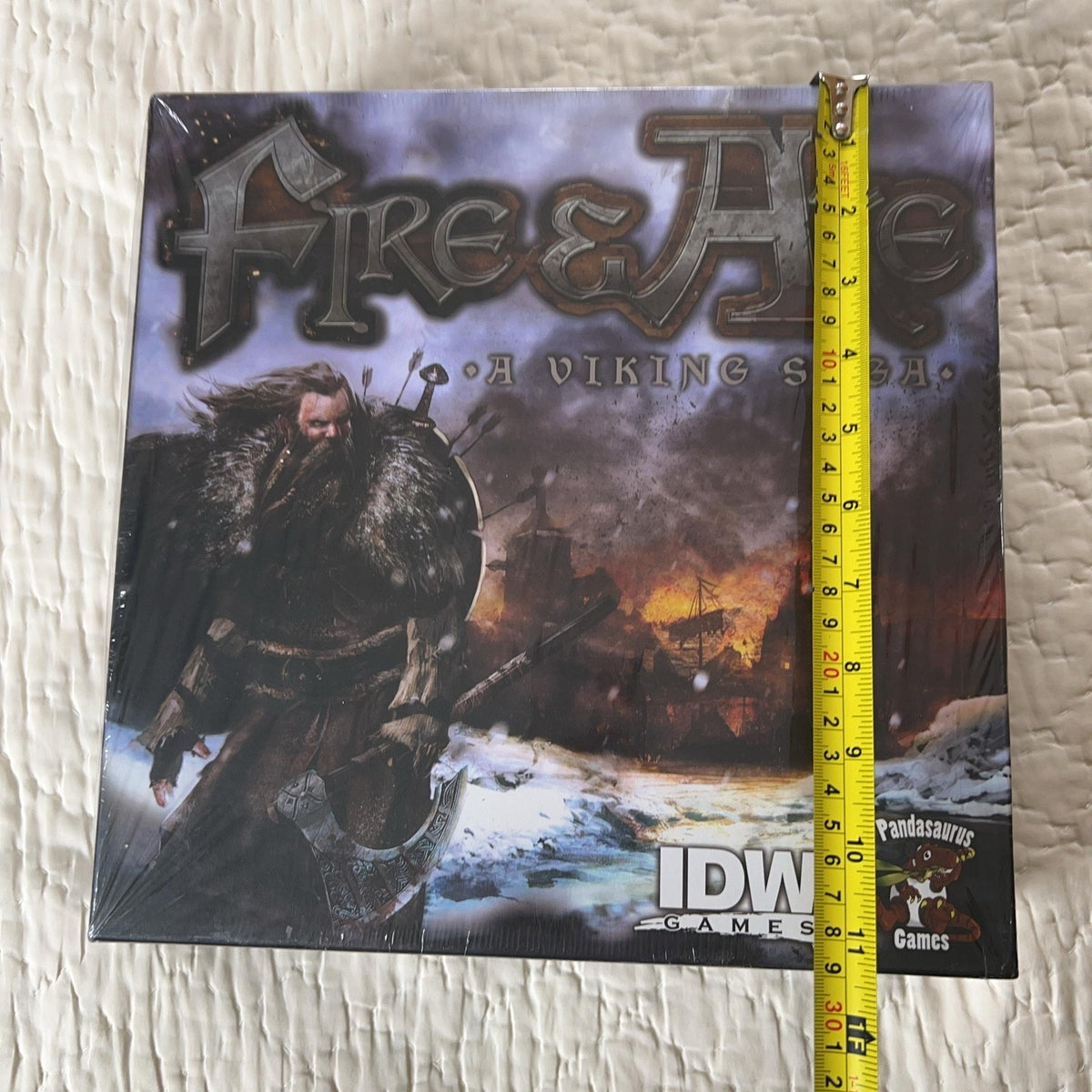 IDW Games Fire & Axe A Viking Saga Board Game Sealed New Multicolor Strategy