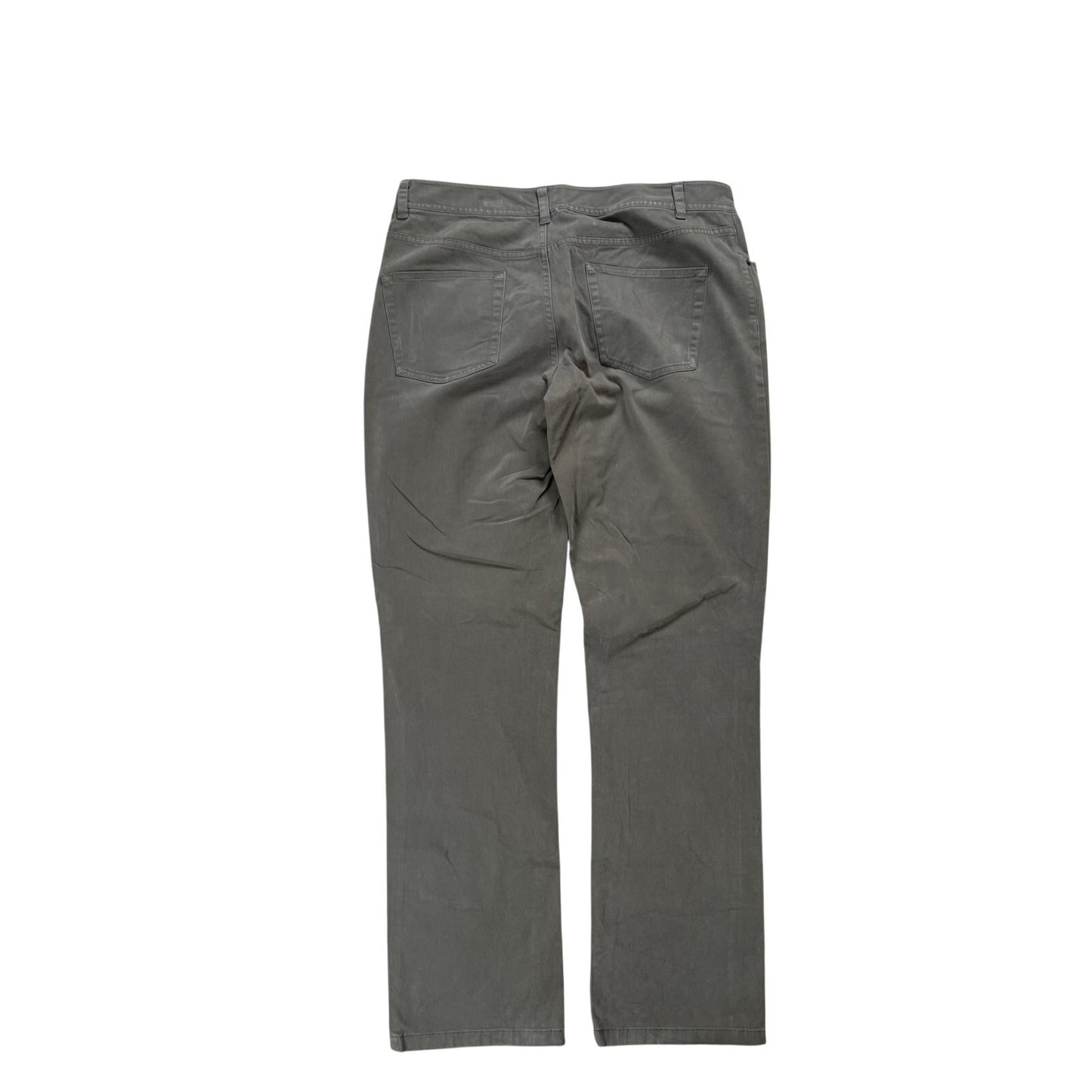 J. Hilburn Mens 35 Taupe Straight Leg Brown Pants