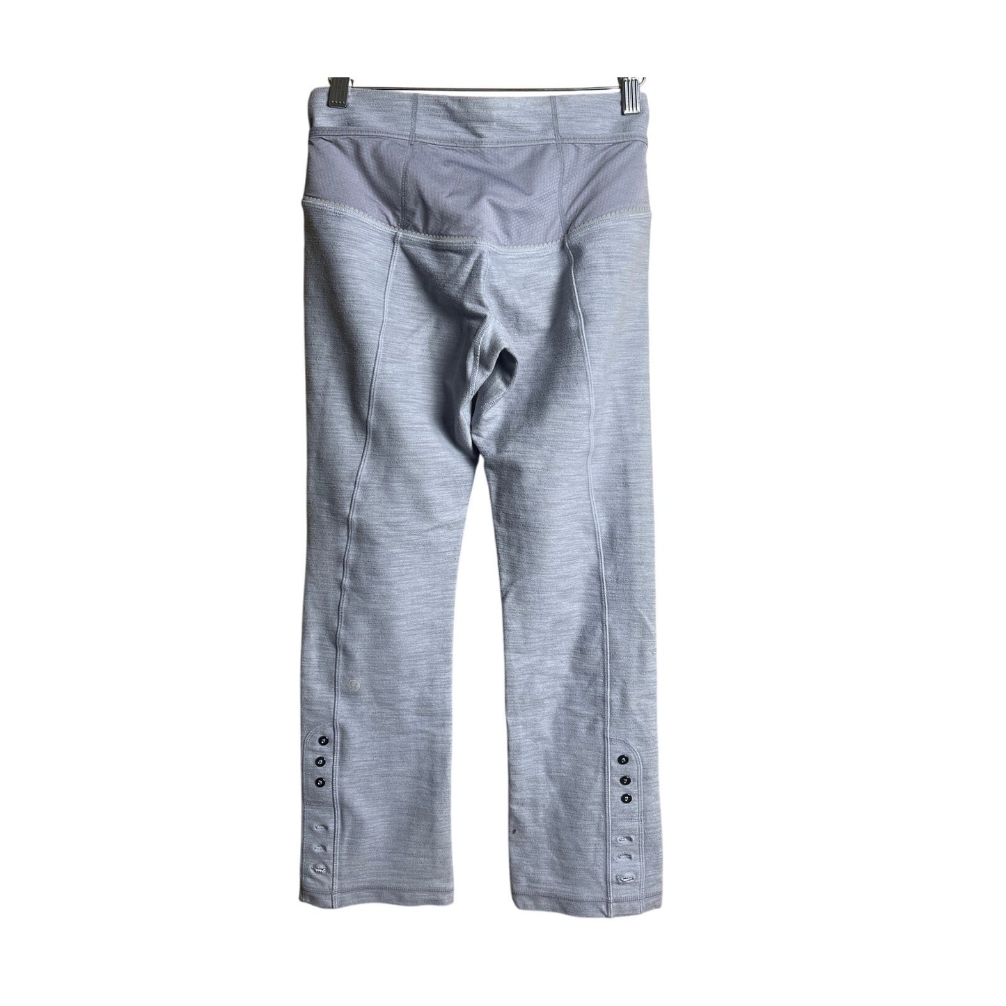 Lululemon Size 4 Women's Ride On Crop Activewear Pants Gray