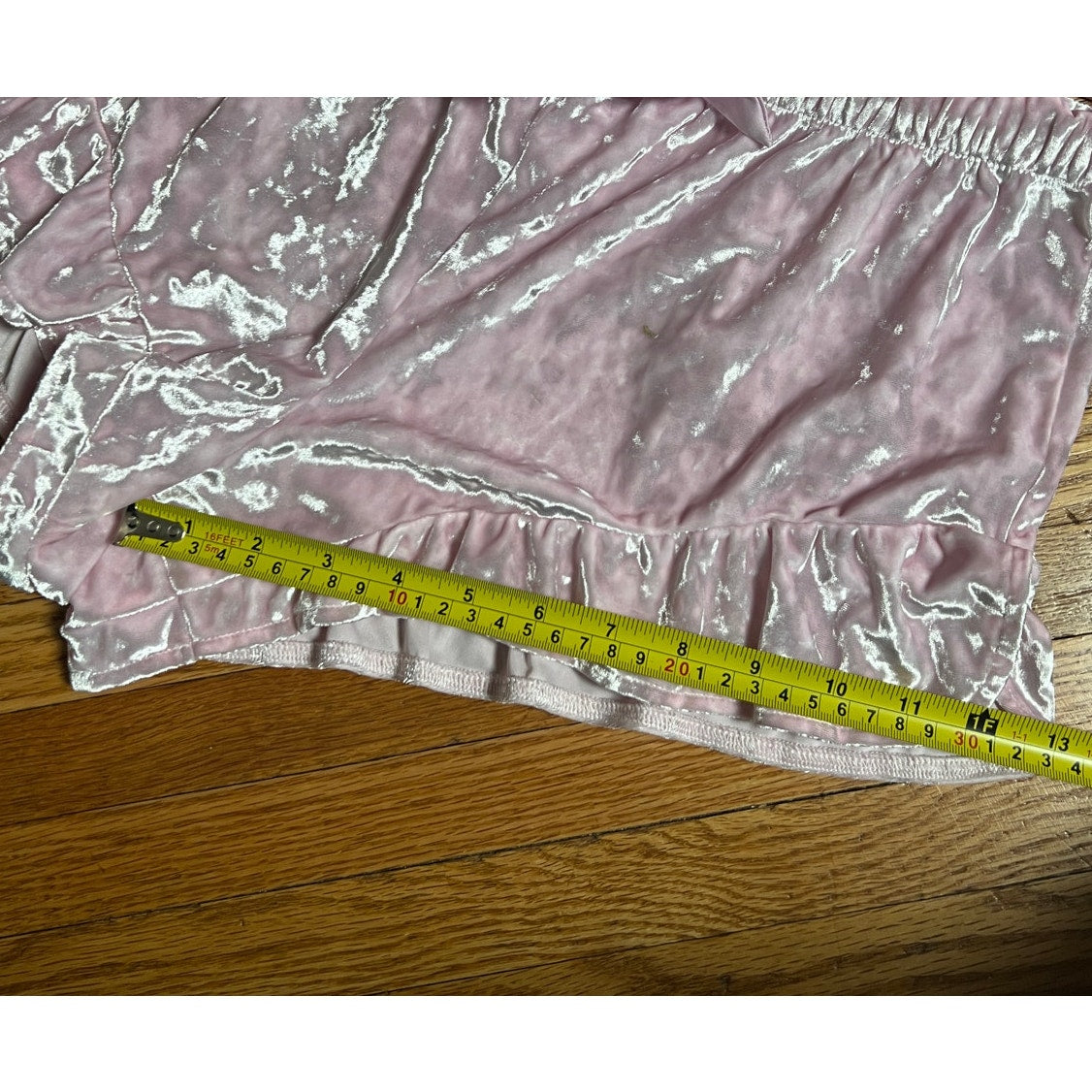 Victoria's Secret Women's Shiny Pink Pajama Set Large L Bottom Medium M Top